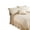 Ivory/Taupe 94" x 102", variant on Riva Home Brooklands Bedspread