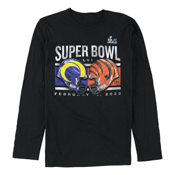 Etiquetas Camiseta gráfica Weekly Mens Super Bowl LVI priblk M