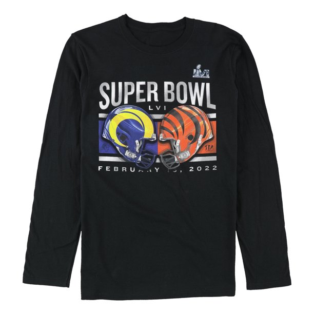 Etiquetas Camiseta gráfica Weekly Mens Super Bowl LVI priblk M