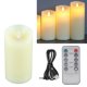 thumbnail image 1 of Vela Danzante Parpadeante, Velas LED Recargables De Luz Suave, Alto Brillo, Sin Llama Con Control Remoto Para Bodas, 1 of 7