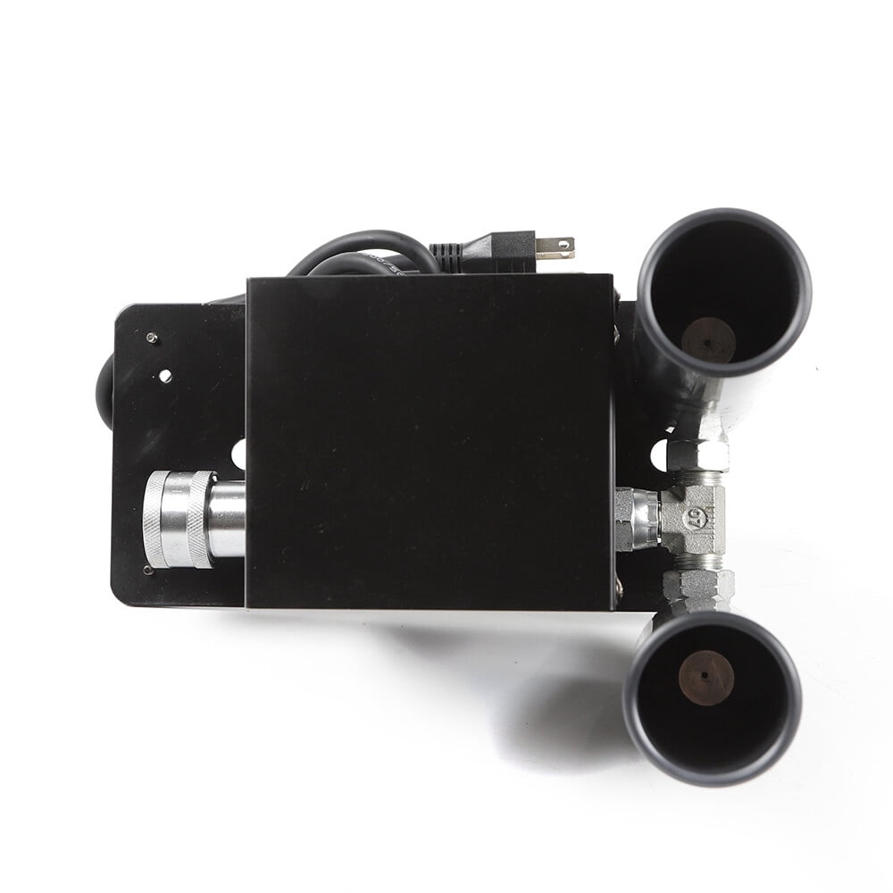 Miumaeov Black Smoke Machine Co2 Column Fog Machine Smoke Stage Atmospheric Effects Machine for Wedding Halloween Party 9.45*5.12*9.06in