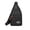 Black, variant on Outdoor Chest Sling Bag, Multifunctional Crossbody Backpack, Large Capacity Commuting Bag Suitable for Cycling, Camping, Hiking, Sports Travel and Versatile Waist Pack Use, 15*6in, Navy