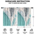thumbnail image 2 of Blackout Kids Curtains,Blue Boho Plant Pattern Childrens Insulated Curtains Set Of 2,Bedroom Essentials,Toddler Room Decor 42x54in(106x137cm), 2 of 5