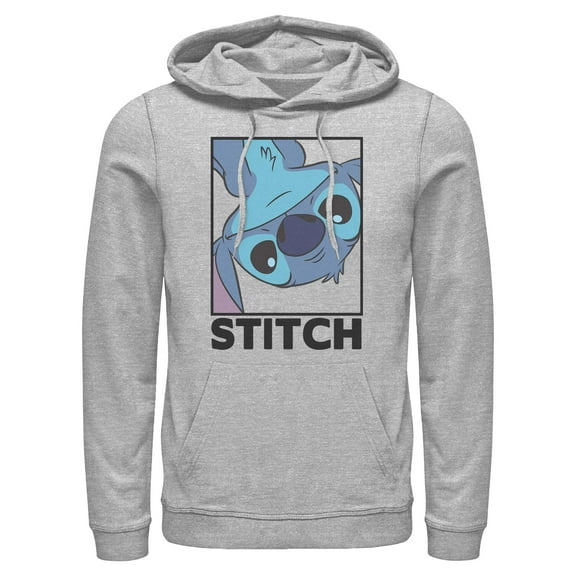 Mens Lilo & Stitch Peekaboo Stitch Portrait Lightweight Hoodie