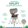 thumbnail image 5 of Go With Me Uplift Deluxe Portable High Chair with Canopy - Sandstone (Unisex), 5 of 9