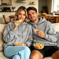 thumbnail image 4 of Bigetiay Snack Hoodie for Women Men, Pet Dog Holder Carrier Sweatshirt, Kangaroo Pouch Hoodie with Large Pocket Fall Winter Clothes, Size XXL, 4 of 6