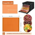thumbnail image 3 of Silicone Dehydrator Trays for Making Fruit Leather, Non Stick Dehydrator Trays with Raised Edge Reusable Silicone Mats, 3 of 7