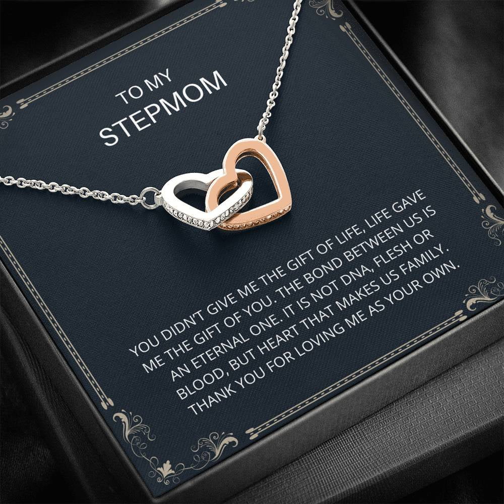 Silver Heart Bracelet Stepmum Stepmother Birthday Present Gift Box Jewellery 