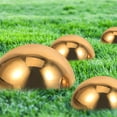 thumbnail image 4 of CRILSTYLEO 5Ud Semiesferas Decorativas Doradas En Inoxidable Para Uso Interior Y Exterior, 4 of 8