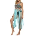 thumbnail image 4 of VISgogo - Bikini para mujer, sin mangas, para playa, con borlas caladas, vestido de verano VISgogo  moda, 4 of 7