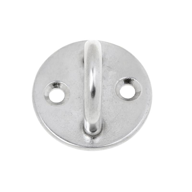 5mm Holes 33mm Base MagiDeal 304 Stainless Steel Round Eye Plate 