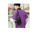thumbnail image 3 of Bolso Bandolera Unisex Moderno Con Orificio Para Cable Xtellar negro, 3 of 3