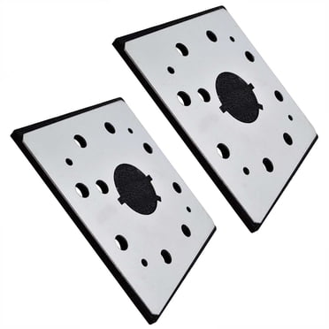 2Pcs Replacement Sander Pad for Dewalt Sander Aluminum Foam, 10 Holes Dust Collection Easy Grit Switching