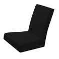 thumbnail image 4 of elásticas para sillas Comedor Funda protectora corta para sillas extraíble y lavable - Negro, Los 35x42cm BLESIY Fundas de asientos de comedor, 4 of 8