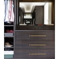 thumbnail image 4 of Goo-Ki 7.6''(192 MM) Hole Centers Champagne Bronze T Bar Cabinet Pulls, Luxury Zinc Alloy Cabinet Handles with Knurled for Dresser,Drawer,and Cupboard,6 Pack, 4 of 8