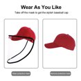 thumbnail image 4 of AIHOME Safety Protective Hat Cover Dustproof Removable Transparent Face Protection Shield for Outdoor Safer Travel, 4 of 8