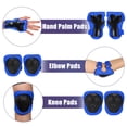 thumbnail image 2 of Motoforti 6pcs Cycling Wrist Support Guard Elbow Knee Pads Green Bike Riding Protective Blue, 2 of 7