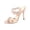 Beige, variant on Women's Heeled Glitter Sandals Square Toe Shoes Stiletto Heels Open Toe Platform High Heels Party Wedding Shoes