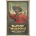 thumbnail image 2 of Ritchey Lith. Corp. 17x24 Black Ornate Framed Double Matted Museum Art Print Titled: The Bull-Dogger (1923), 2 of 5