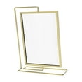 thumbnail image 1 of Double Sided Picture Frame Accessories Decorative for Desktop Lover Friends Gold, 1 of 8