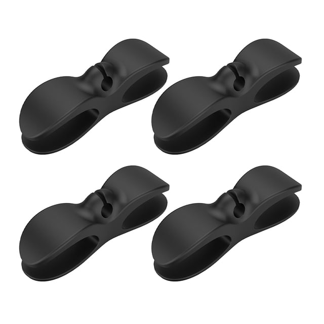 Shisuyan 4pcs Cord Keeper Headphone Cord Organizer Cable Management Cable Keeper Clip
