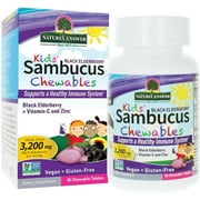 Nature's Answer Kids' Sambucus Black Elderberry 45 Chwbls