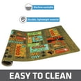 thumbnail image 4 of Drymate Cat Bowl Placemat, Pet Food Feeding Mat - Absorbent Fabric, Waterproof Backing, Slip-Resistant - Machine Washable/Durable (12” x 20”) (Cool Cat Brown), 4 of 4