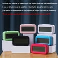 thumbnail image 2 of 1Pcs Lazy Snooze Battery Alarm Clock Mute Backlight Electronic Clock Creative Digital Clock Gift,Rose Red, 2 of 8