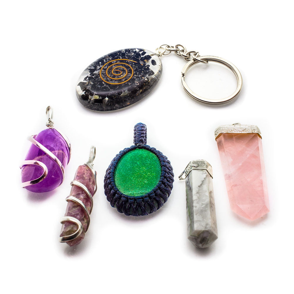 Healing Balancing Bracelet & Necklace Raw Aventurine Natural Gemstone Pendant Meditation Grounding Relaxing Spiritual Protection Gift