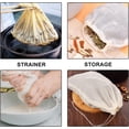 thumbnail image 5 of GGB-3 Pack Filter Bag with Drawstring, Disposable Small Mesh Bags for Cooking, 7.9 × 8.4 Inch, Soaking Medicinal Liquor, Tea Coffee Filter, DIY Craft Spices Storage, Weeding Party Favor—0516, 5 of 9