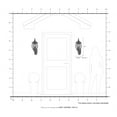 thumbnail image 3 of Livex Lighting Frontenac 3-Light Metal Outdoor Wall Lantern in Textured White, 3 of 11
