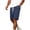 Navy, variant on Mens Shorts, Elastic Waist Dstring, Summer Beach Casual Shorts,3XL