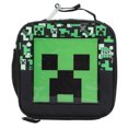 thumbnail image 1 of Minecraft Creeper Face Insulated Lunch Bag, 1 of 7