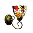 thumbnail image 2 of Lámpara de pared vintage aplique decorativo para cafeterías, dormitorios, pasillos, balcones con luz nocturna LED, iluminación ambiental cálida, material de hierro y vidrio, 2 of 8