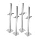 thumbnail image 4 of Juego de niveladores de andamio de 30 cm, ajustables, de acero con placa base para equipos de mantenimiento de andamios., 4 of 8