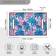 thumbnail image 5 of Renewold Golf Cart Accessories Comfortable Golf Cart Seat Cover Towel Fits for 2/4 Person Seats Club Car Seats, 52.36" x 32.28", Hawaiian Palm Tree Pink Blue, 5 of 5