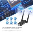 thumbnail image 2 of Adaptador WLAN USB 3.0 Stick 1800Mbps WiFi Banda dual 5GHz Antena PC Bluetooth DE, 2 of 5