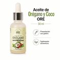 thumbnail image 2 of Aceite de Orégano y Coco 30 ml Suplemento Alimenticio Natural, 2 of 7