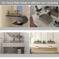 thumbnail image 6 of CASAINC Concrete Art Basin Rectangular Bathroom Vessel Sink in Taupe Clay with The Same Color Drainer, 6 of 8