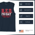 thumbnail image 6 of RED Friday Until They All Come Home Muscle Shirt Remember Everyone Deployed US Military Day American Patriot Men's, 6 of 7