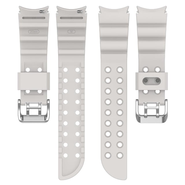 Band Watch correa de reloj de silicona engrosada para Galaxy Watch 6 gris