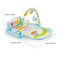 thumbnail image 3 of Piano Gym Educational Play Mat Activity Gym with Hanging Toy, 3 of 10