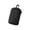 Black, variant on Dog Poop Bag Holder for Leash, Soft Fabric Doggie Waste Bag Dispenser with Carabiner Clip, Easy Release Fits Standard Poo Bags, Puppy Potty Carrier Zipper Pouch