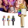 thumbnail image 2 of Wireless Microphone Multi-purpose LED Karaoke Microphone Speaker Microphone, 2 of 9