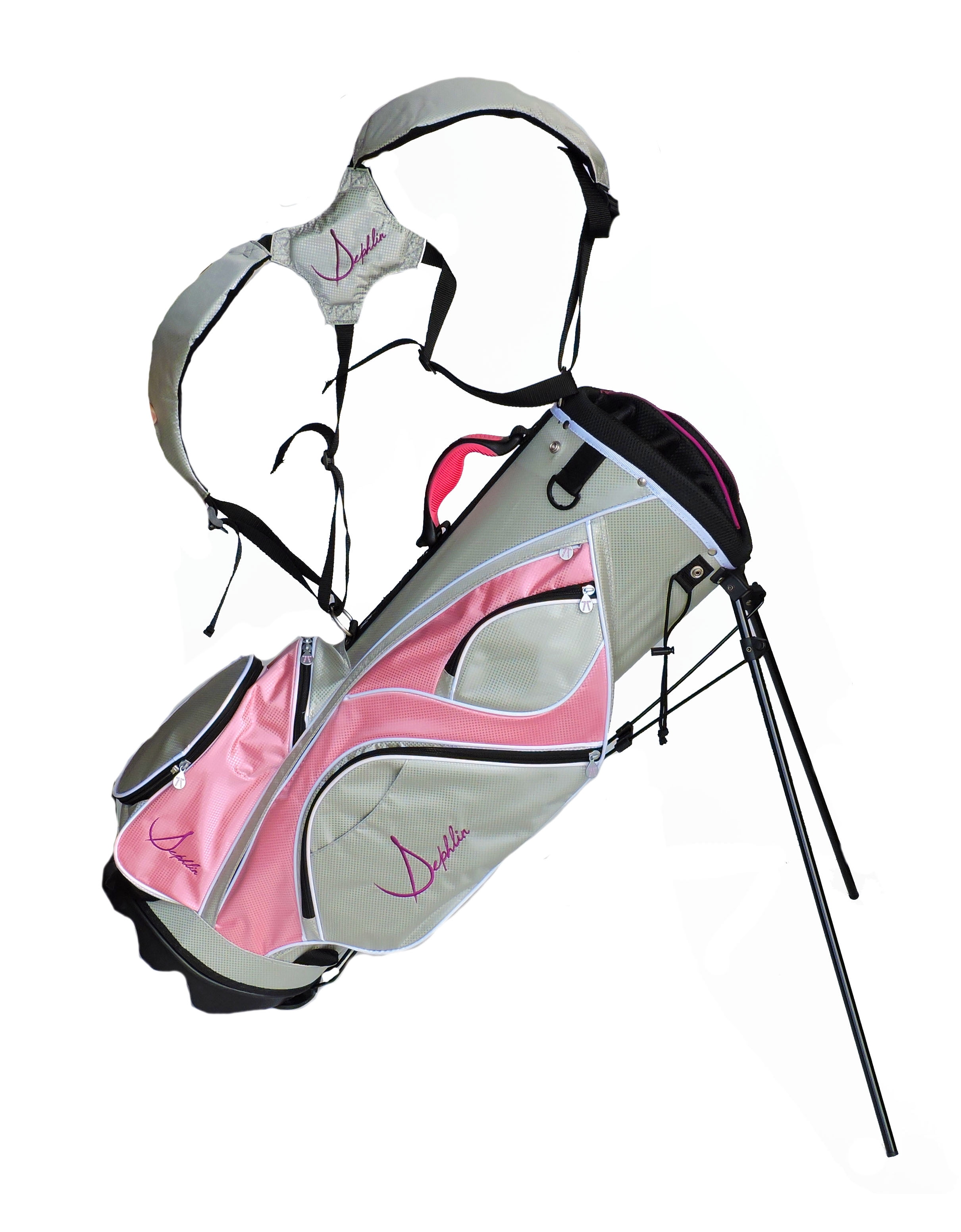 Sephlin Womens Golf Bag (Silver and Pink)