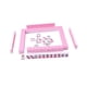 thumbnail image 5 of Juego de mesa clásico Mahjong de 144 piezas, versión china, portátil, chino Rosa, 5 of 9