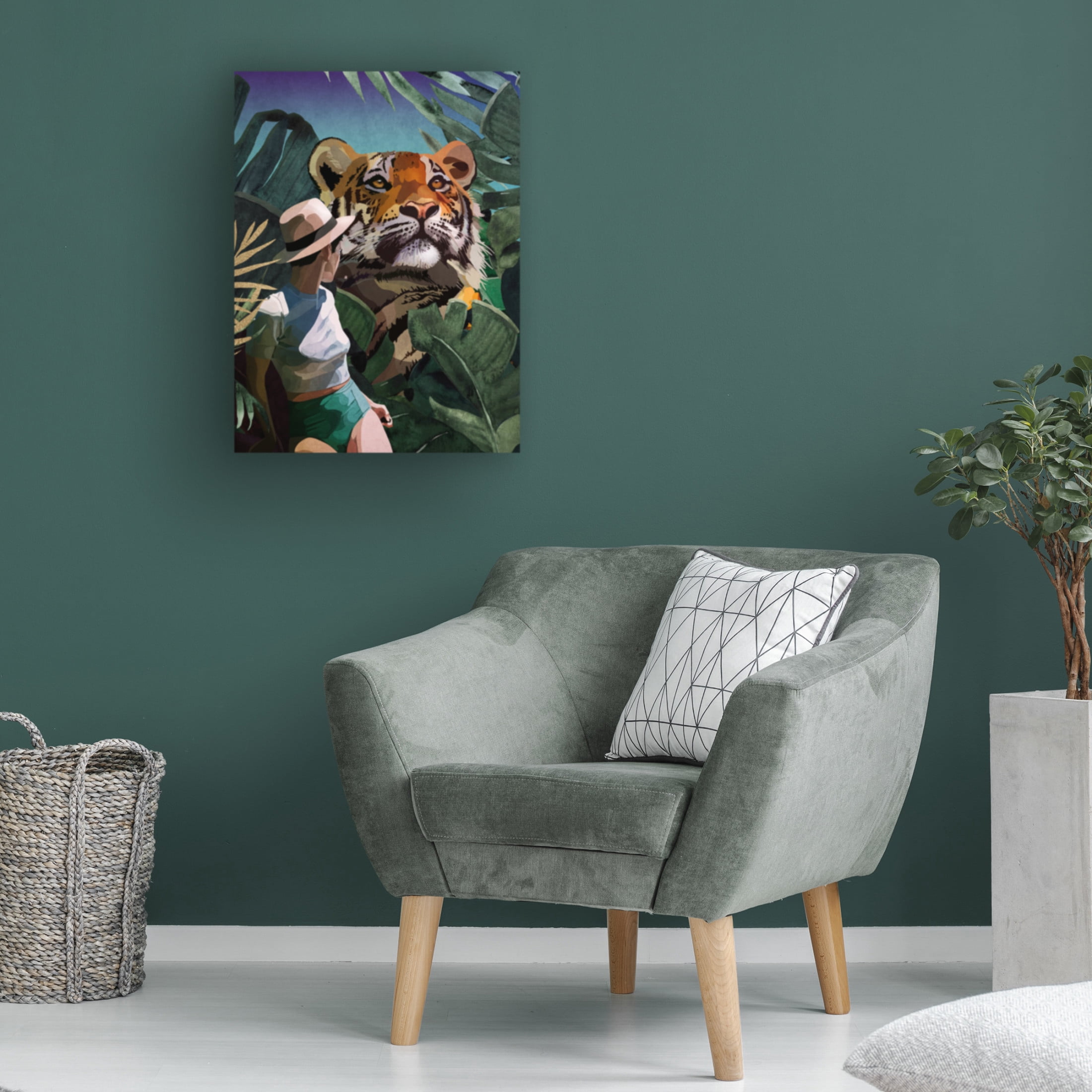 Trademark Fine Art Emel Tunaboylu  Layer 1 Canvas Wall Art
