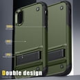 thumbnail image 4 of JTCASES for iPhone XR Case, Foldable Kickstand Heavy Duty Protective Rugged Hybird Anti-slip Shockproof/Drop Resistant PC TPU Shell for iPhone XR, Armygreen, 4 of 7