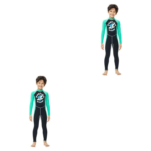 Soidarity Trajes de neopreno Traje de buceo Secado rápido Mangas largas y pantalones Anti-quemaduras de sol De moda para bucear Surf Natación Negro M 2Conjunto