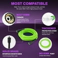 thumbnail image 4 of 5000PSI Pressure Washer, 2.8 GPM Power Washer with 33FT Extension Hose Reel, Pressure Adjustable (2500PSI-5000PSI), 4 Quick Connect Nozzles and Foam Cannon for Car/Fence/Patio(Purple), 4 of 6